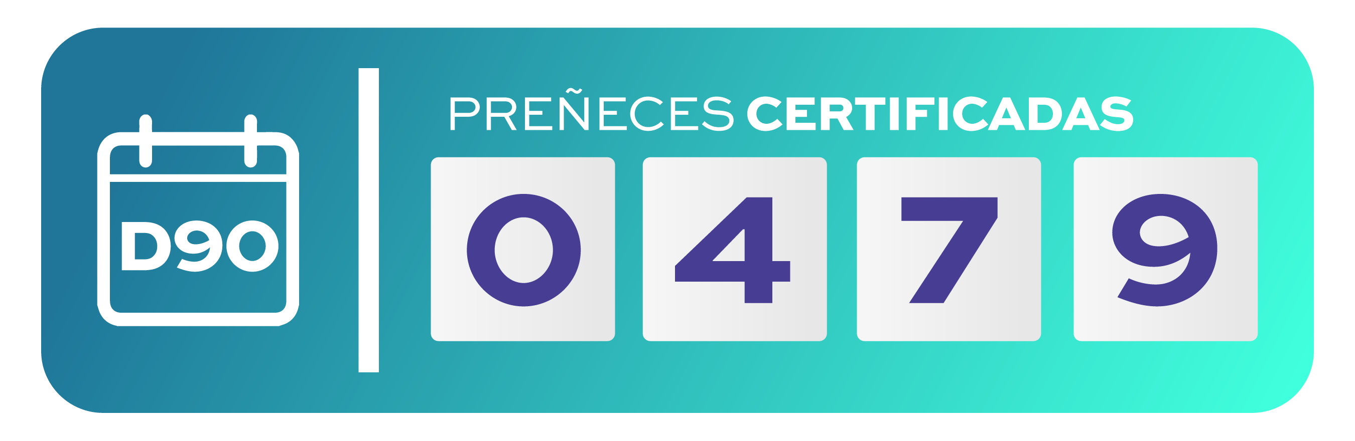 preñeces certificadas trescientos cuarenta y cinco